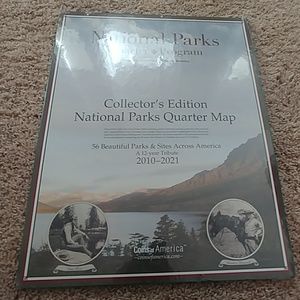 NWT National Park quarter collecting map